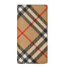 Beige Check Continental Wallet