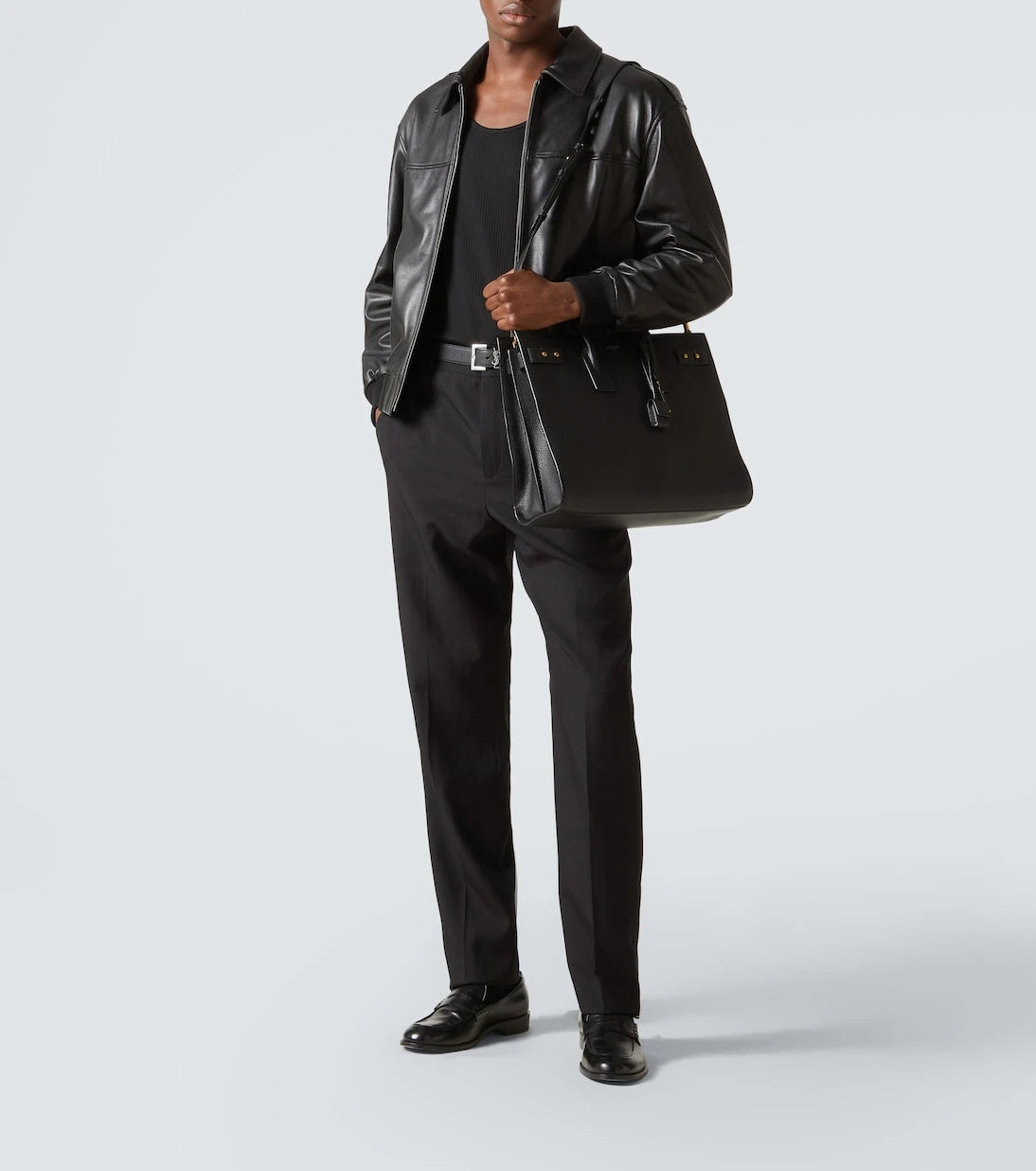 Saint Laurent - Sac De Jour Thin Large leather tote bag