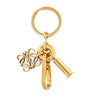Gold Anagram Keyring