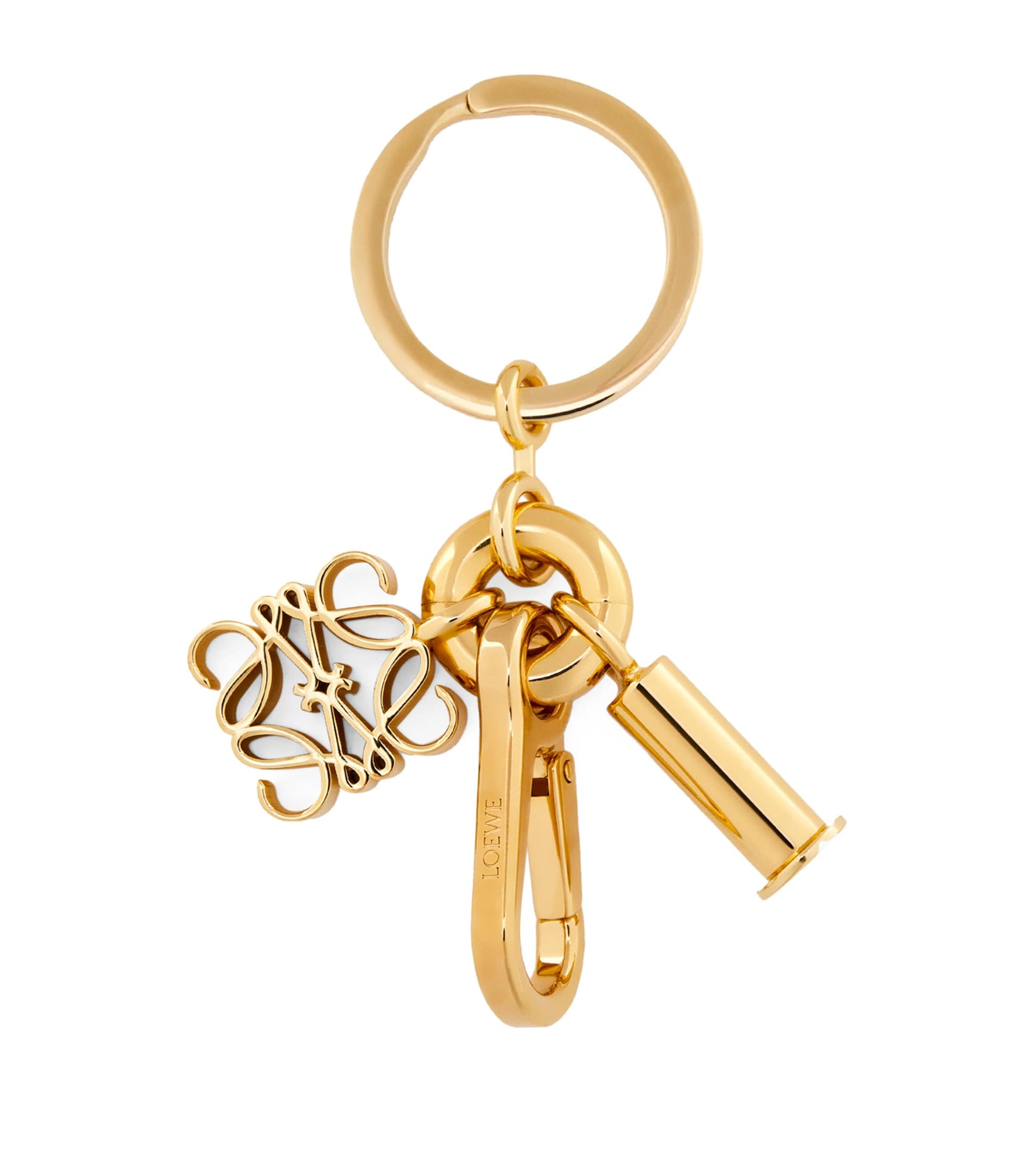 Gold Anagram Keyring