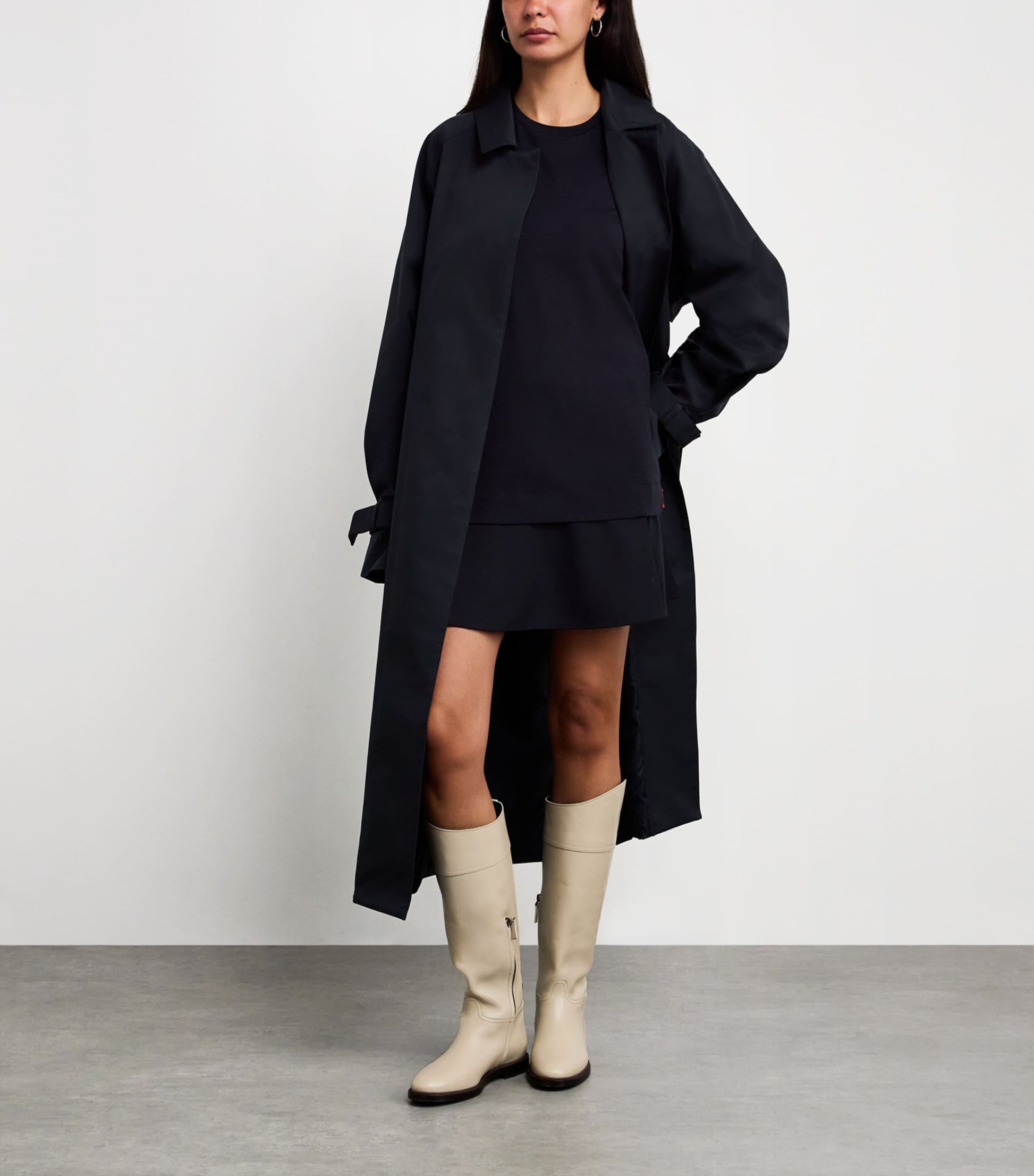 MAX&Co. Blue Jersey T-Shirt Mini Dress