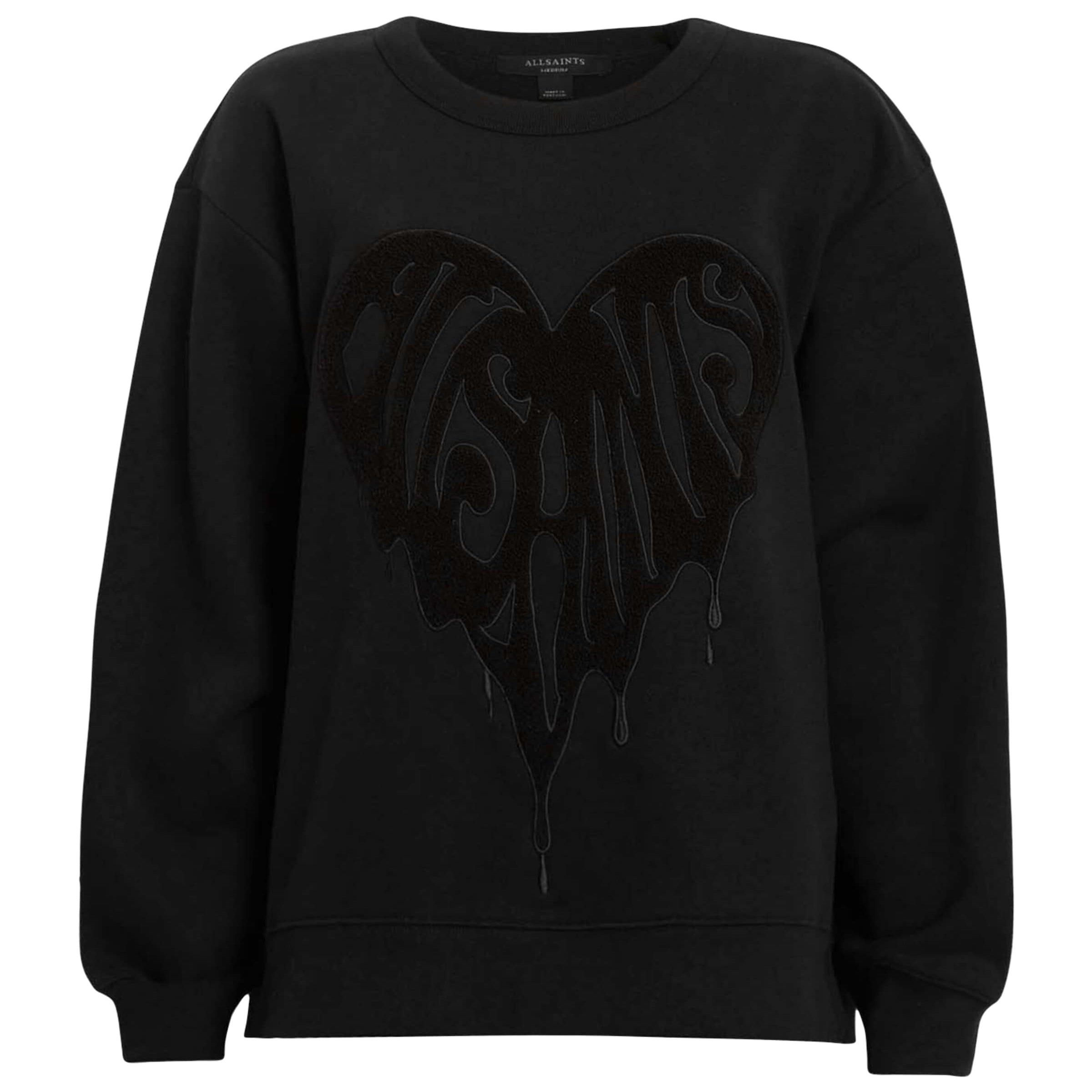 Organic Cotton Piper Sweatshirt BLACK