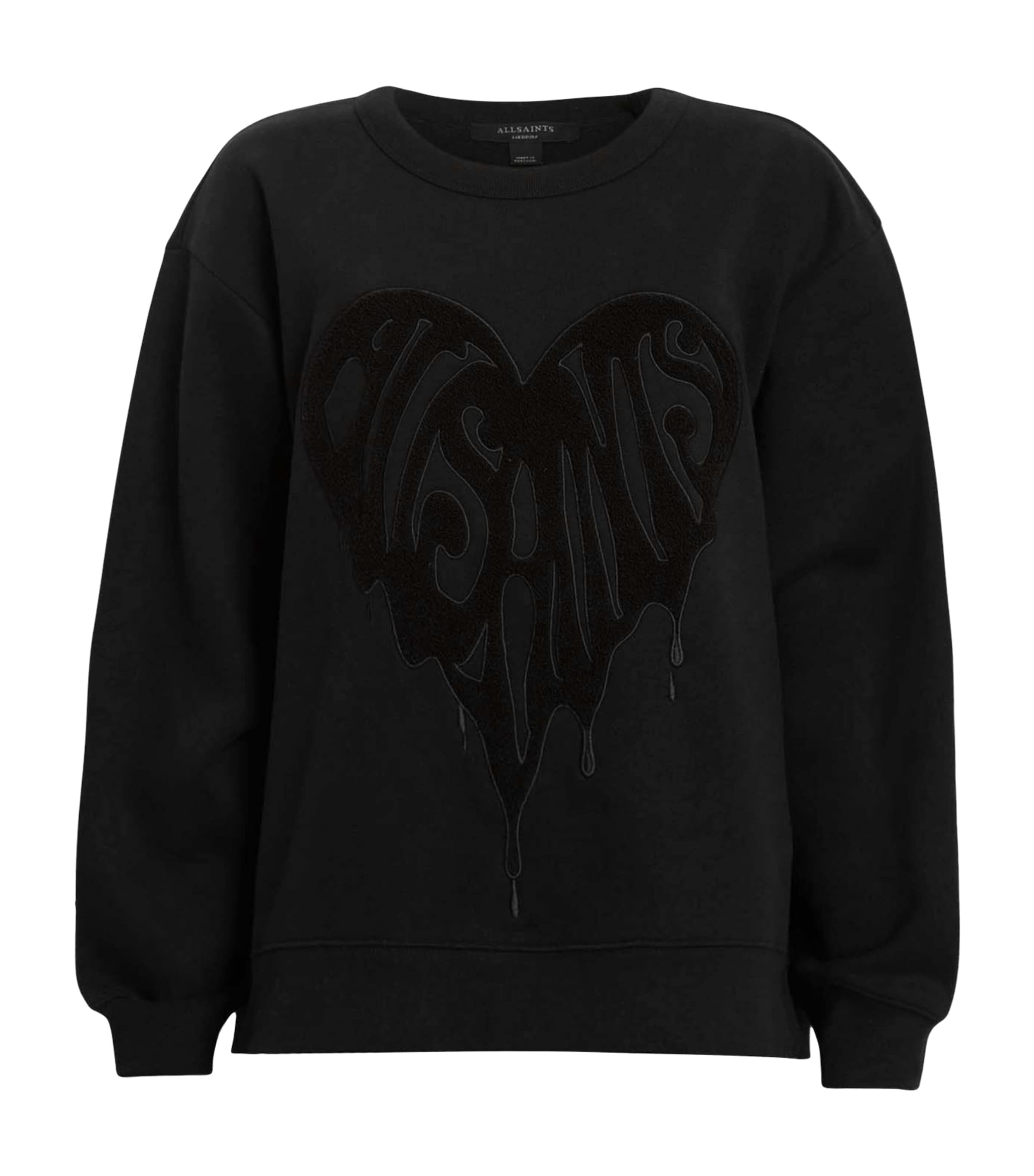 Organic Cotton Piper Sweatshirt BLACK