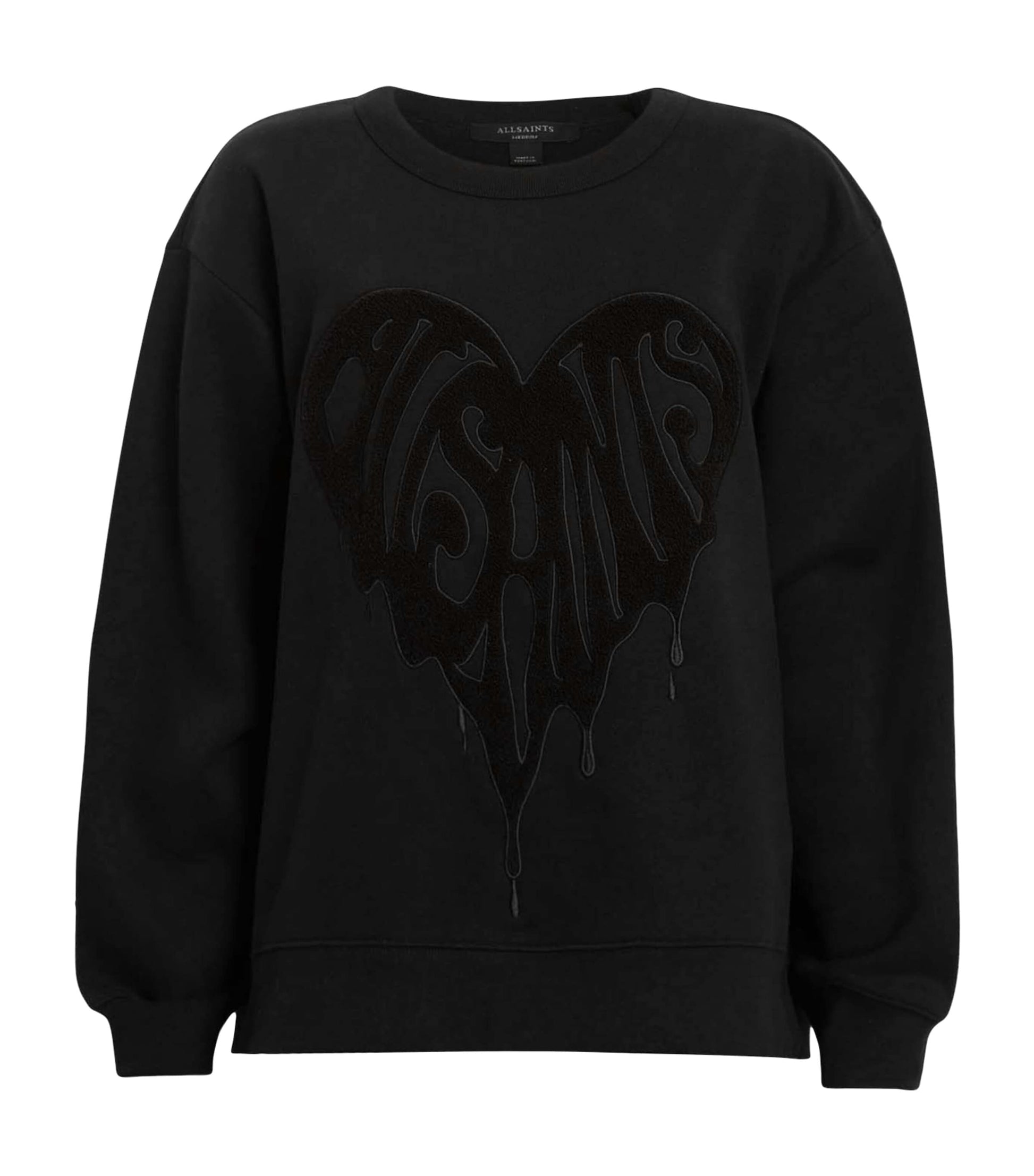 Organic Cotton Piper Sweatshirt BLACK