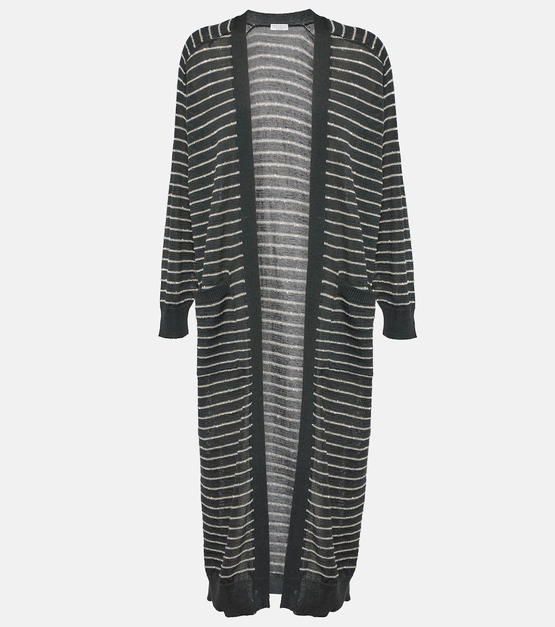 Brunello Cucinelli - Dazzling striped cotton cardigan