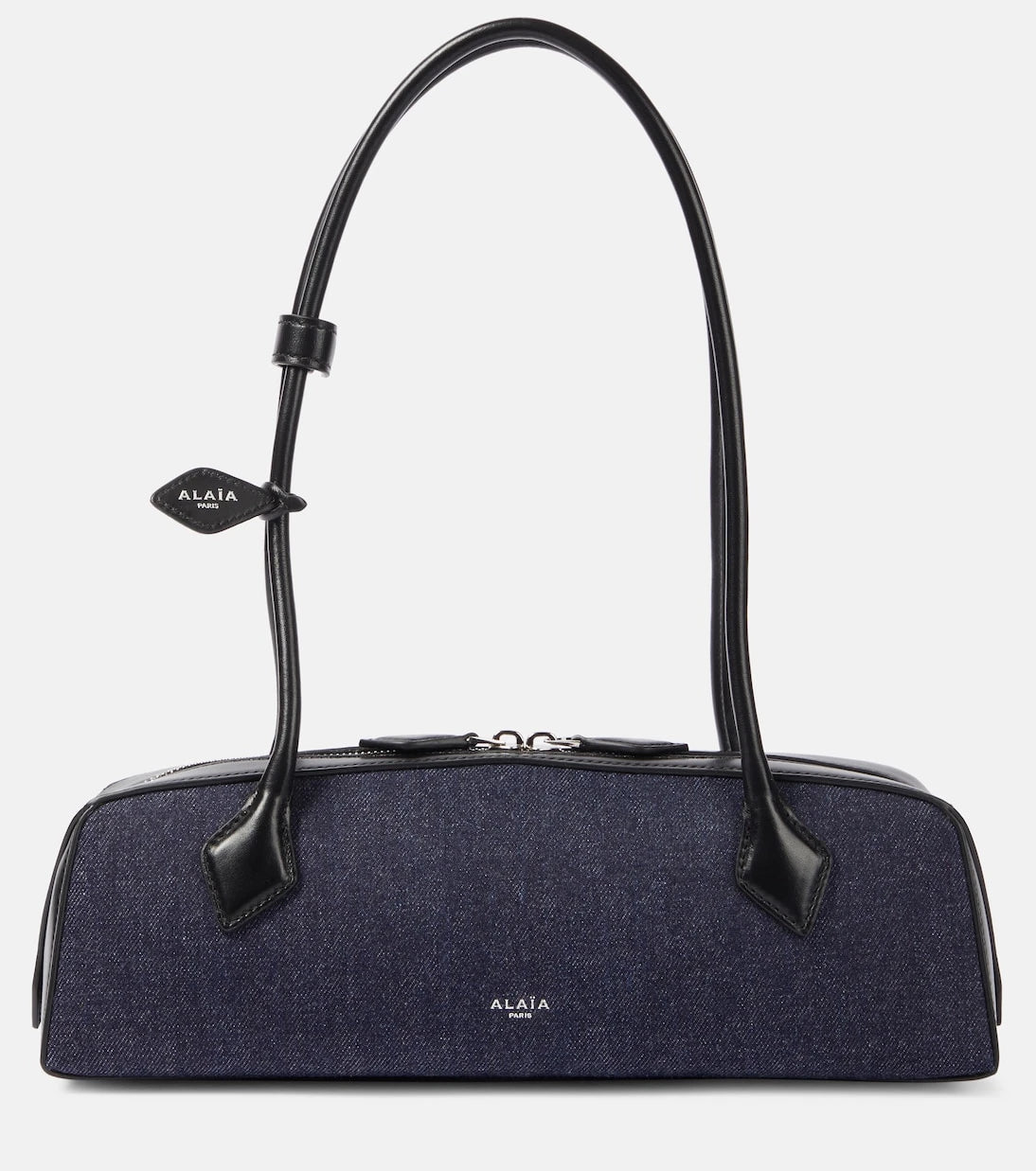 Alaïa - Le Teckel Medium denim shoulder bag