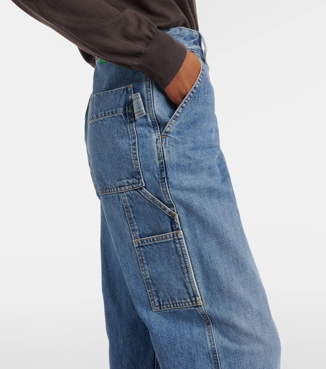 Bottega Veneta - Mid-rise cargo jeans