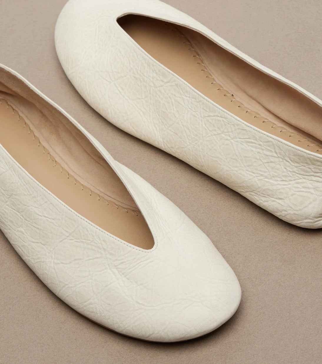 The Row - Fay leather ballet flats