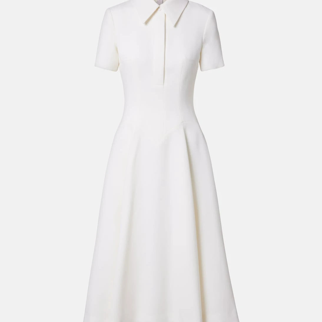 إميليا ويكستيد - فستان جودي متوسط الطول من الصوف بكسرات