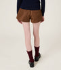 Miu Miu Brown Technical Drawstring Shorts