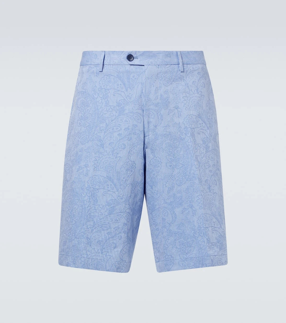 Etro - Paisley cotton Bermuda shorts