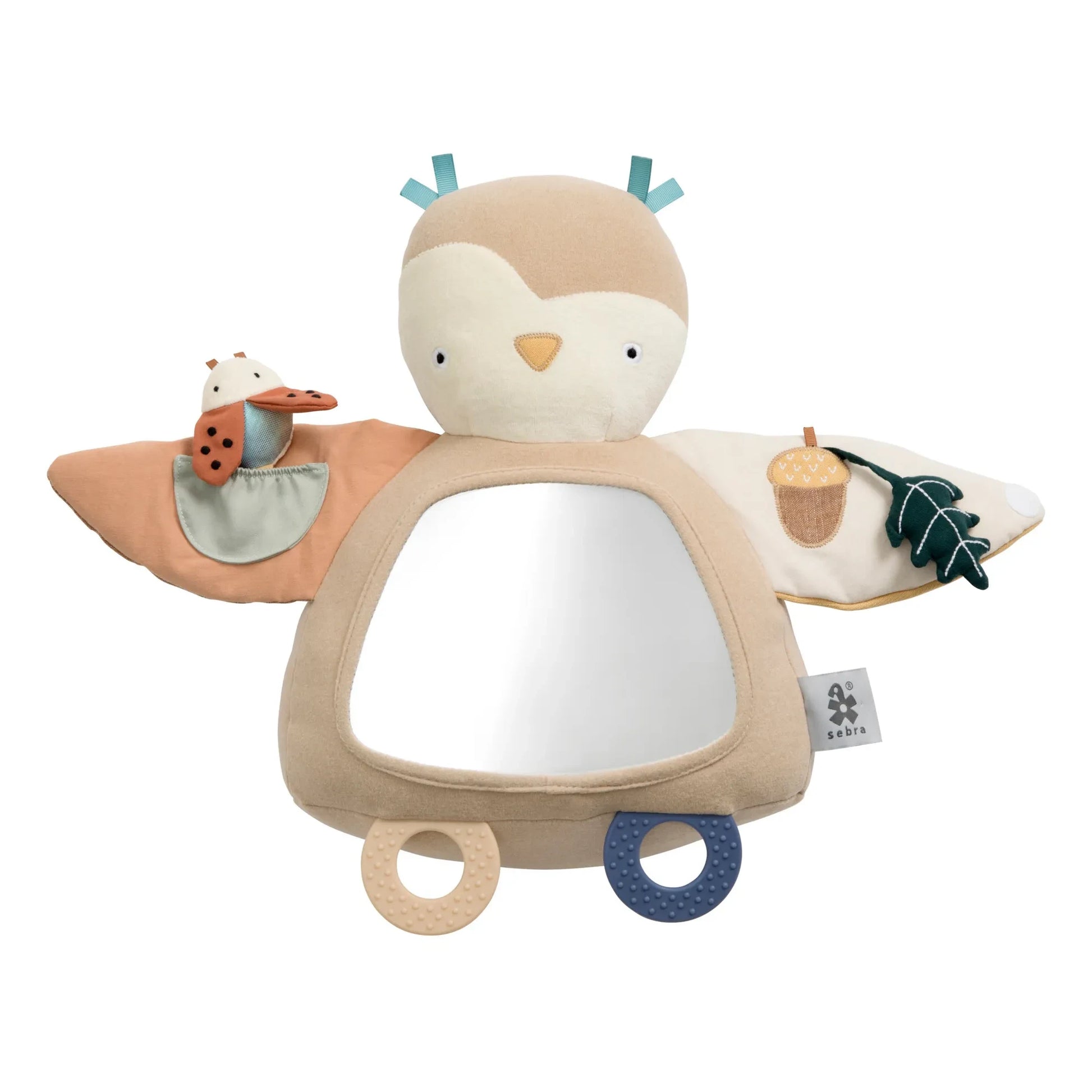 Sebra - Blinky Owl Toy | Beige