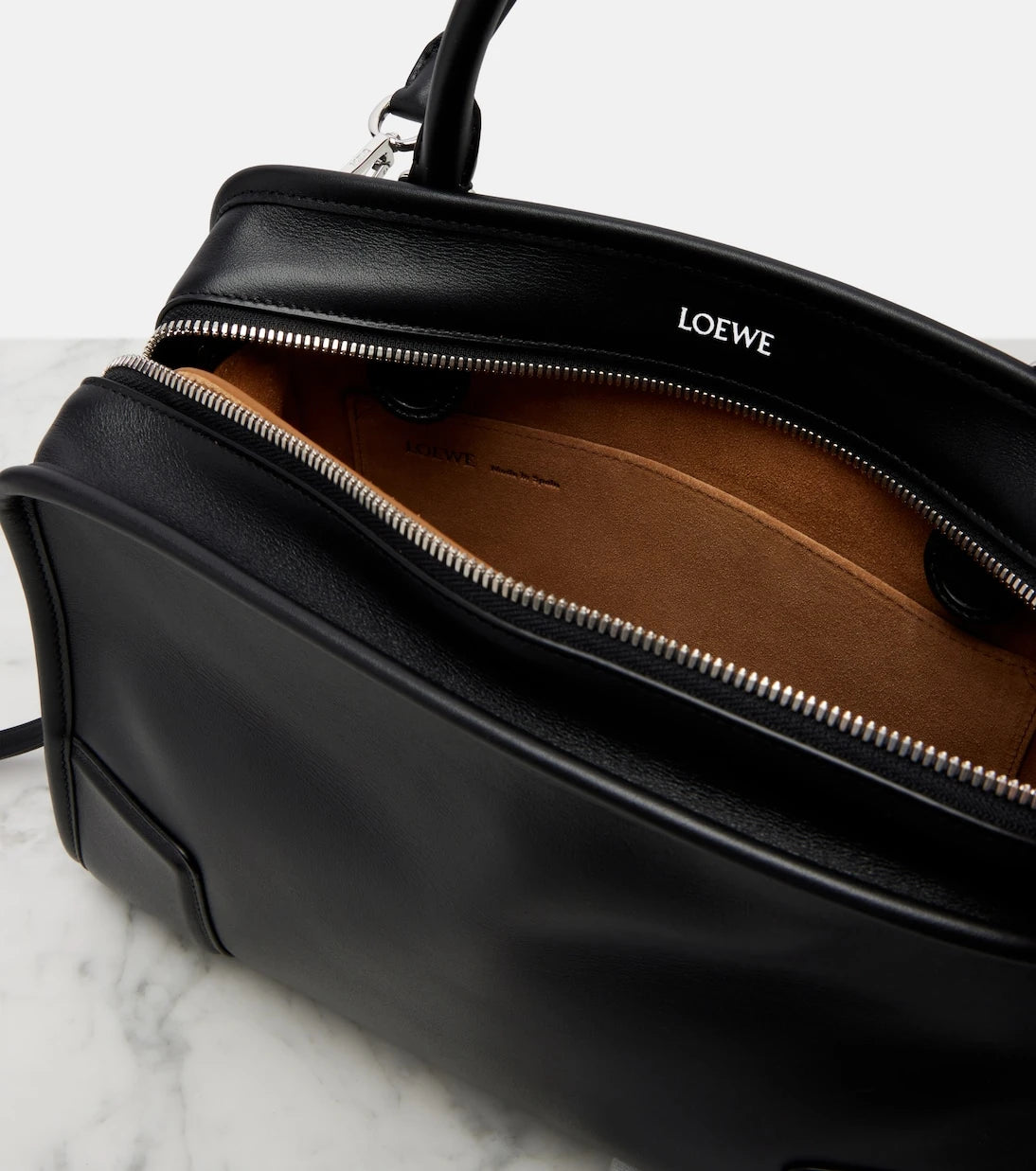 Loewe - Amazona 180 Medium leather top-handle bag