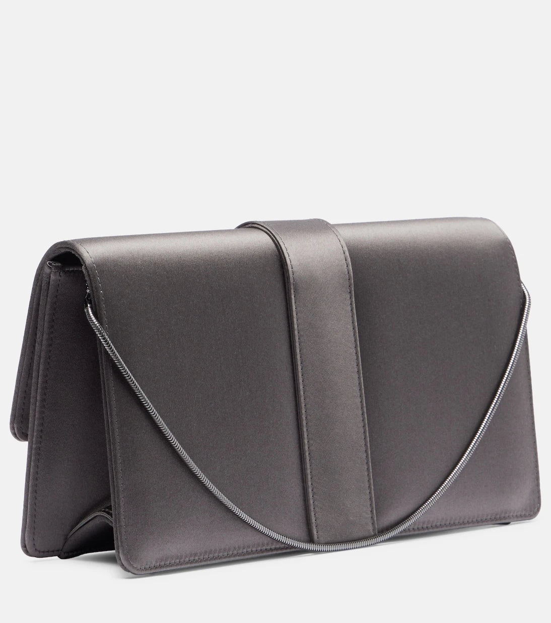 Manolo Blahnik - Capri embellished satin clutch