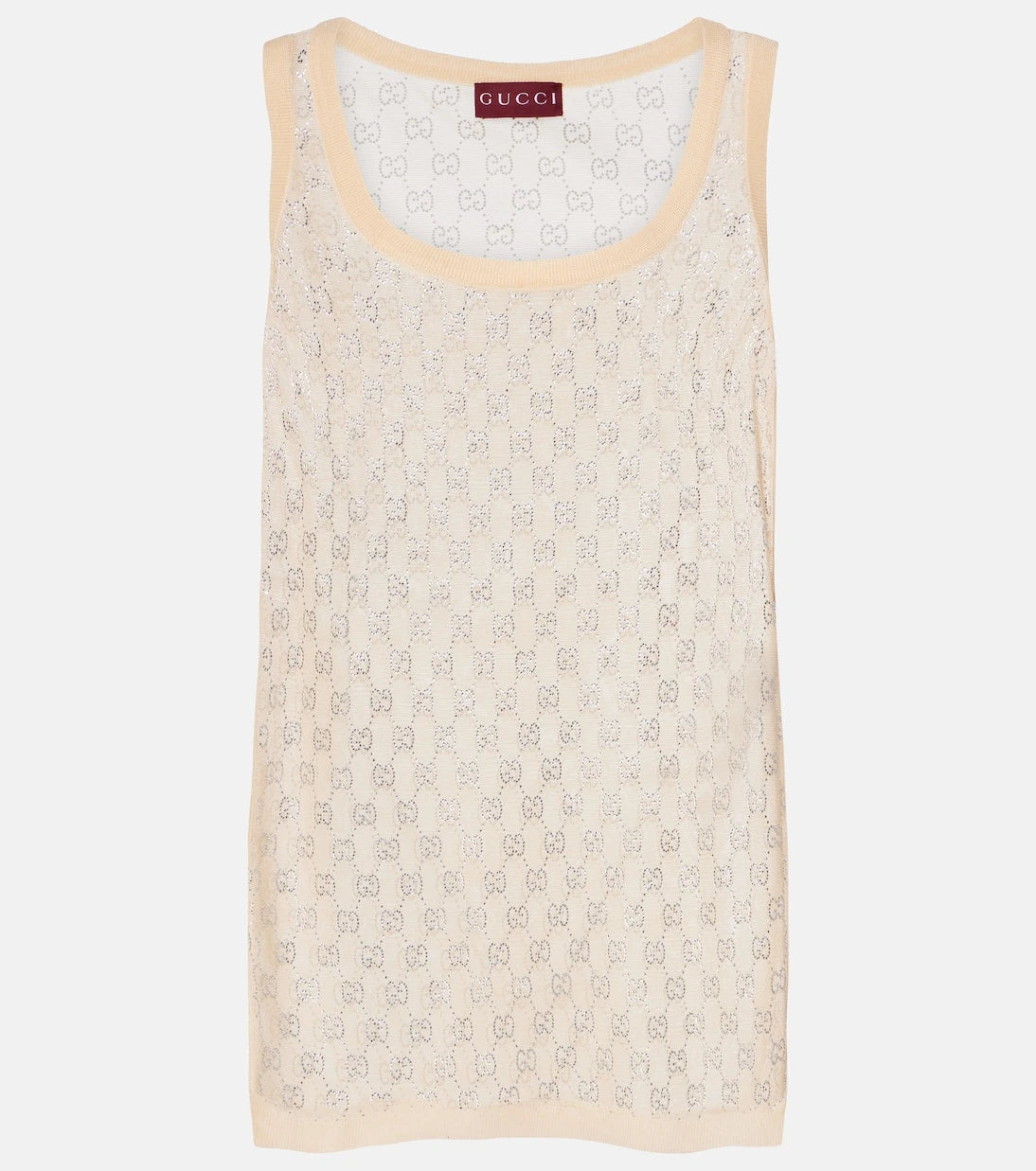 Gucci - GG Crystal silk tank top