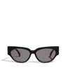 Max Mara Black Acetate Oval CLIP1 Sunglasses