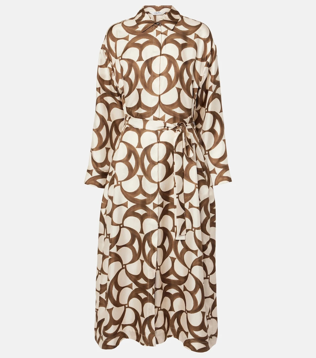 'S Max Mara - Ileana printed silk twill shirt dress