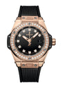 King Gold and Diamond Big Bang One Click Watch 33mm