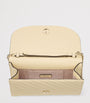 Jimmy Choo Beige Leather Curve Clutch Bag
