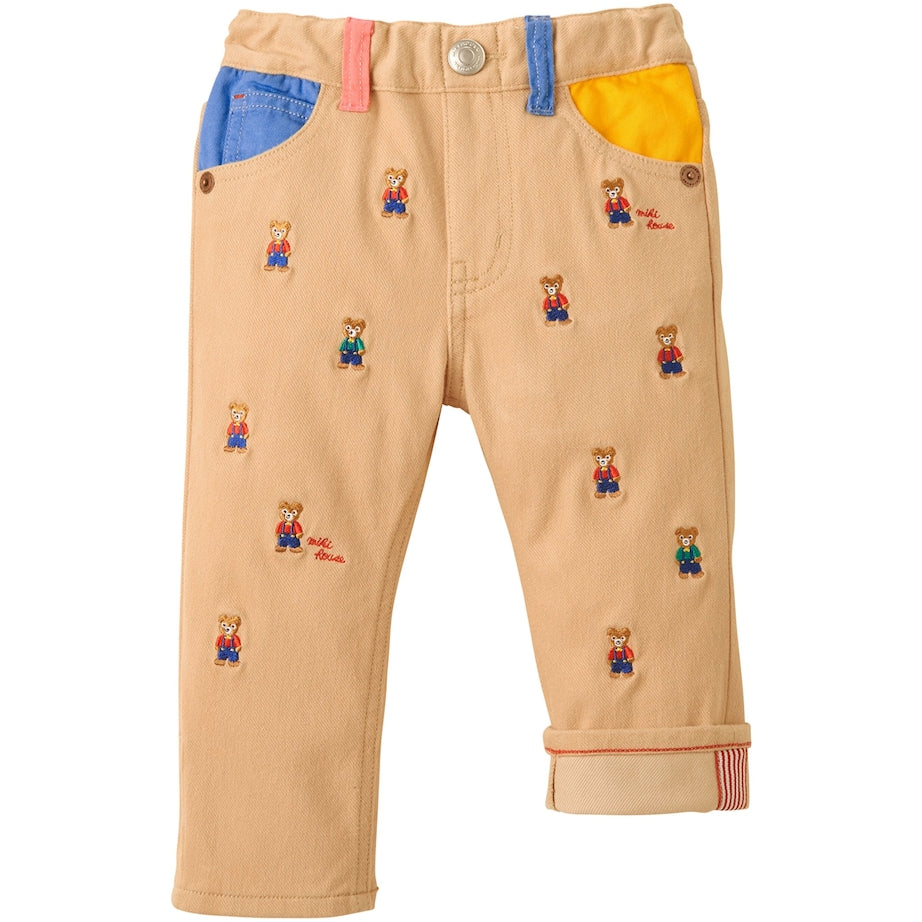 Cotton Embroidered Jeans (2-5 Years)