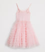 Pink Embellished Golden Daisies Dress (2-12 Years)