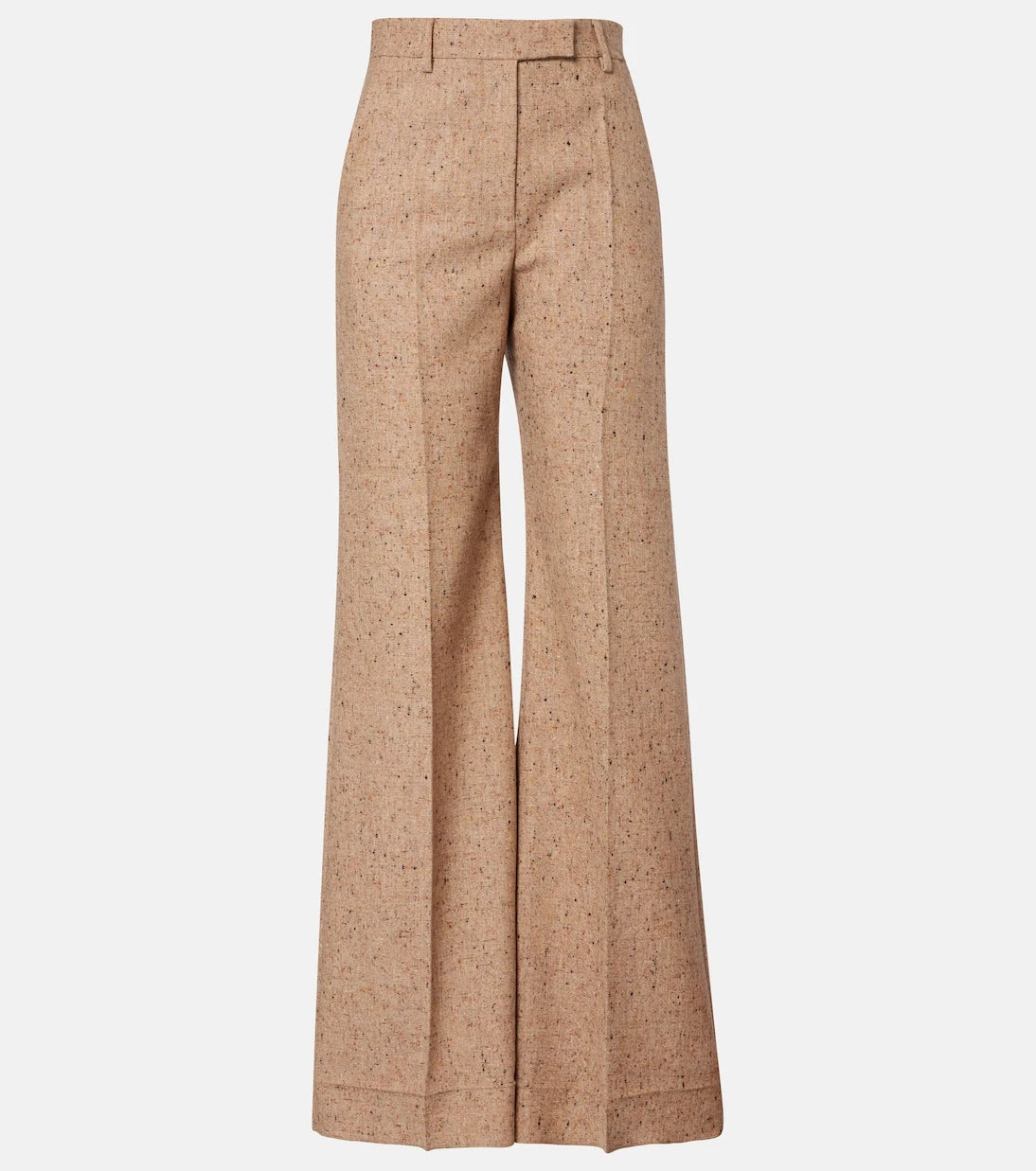 Valentino - High-rise virgin wool wide-leg pants