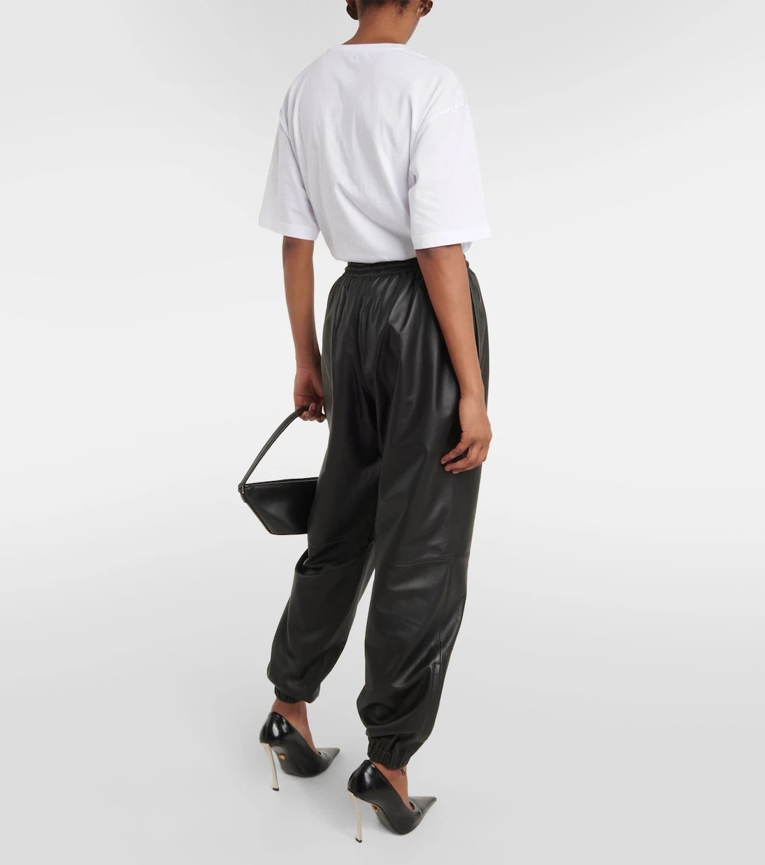 Wardrobe.NYC - Leather sweatpants