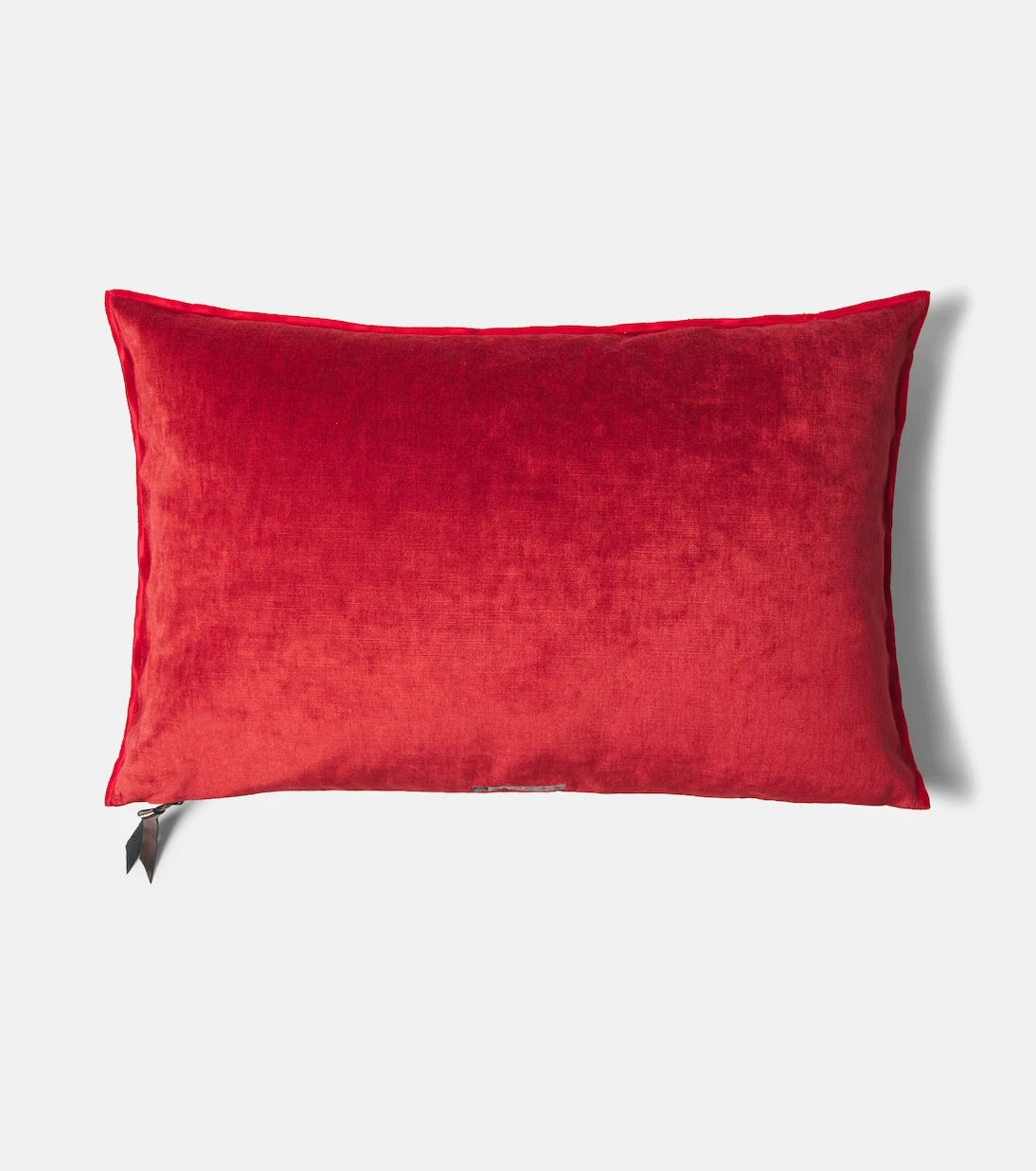 Maison de Vacances - Leather-trimmed cushion
