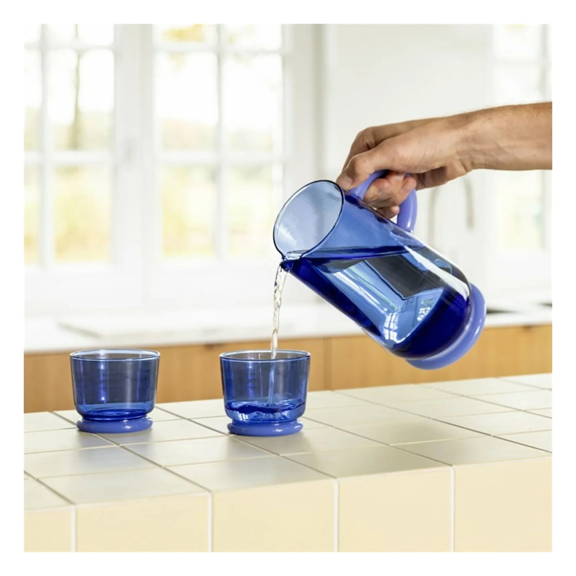 &Klevering - Dew decanter | Blue