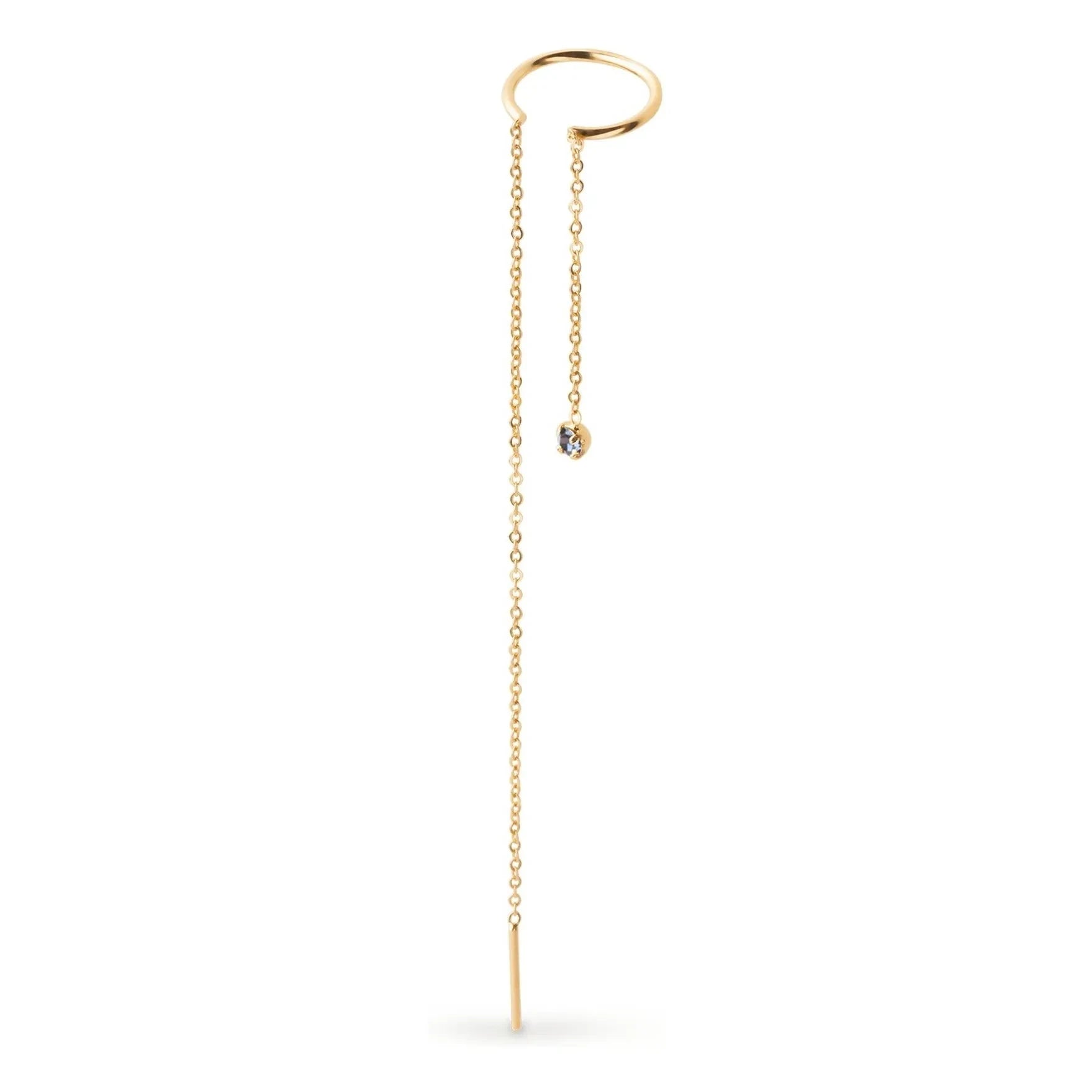 April Please - Earcuff Mael | Blue
