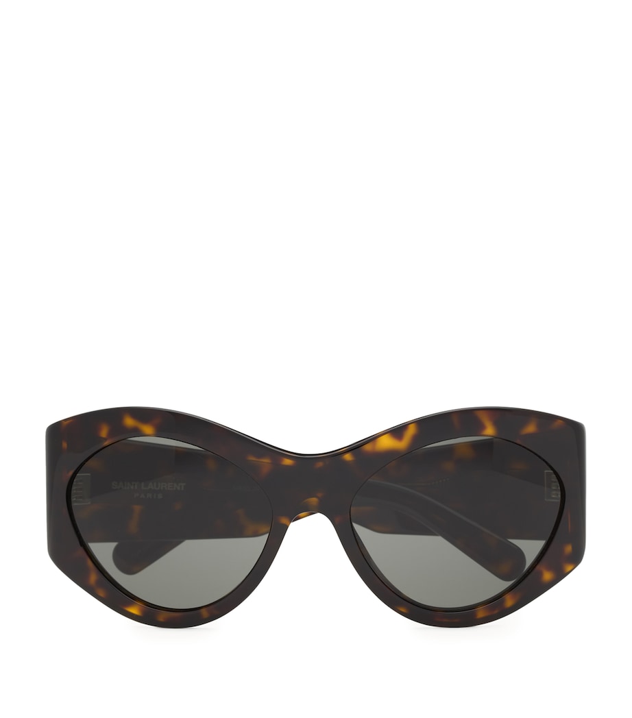 Brown Acetate Tortoiseshell SL 854 Butterfly Sunglasses