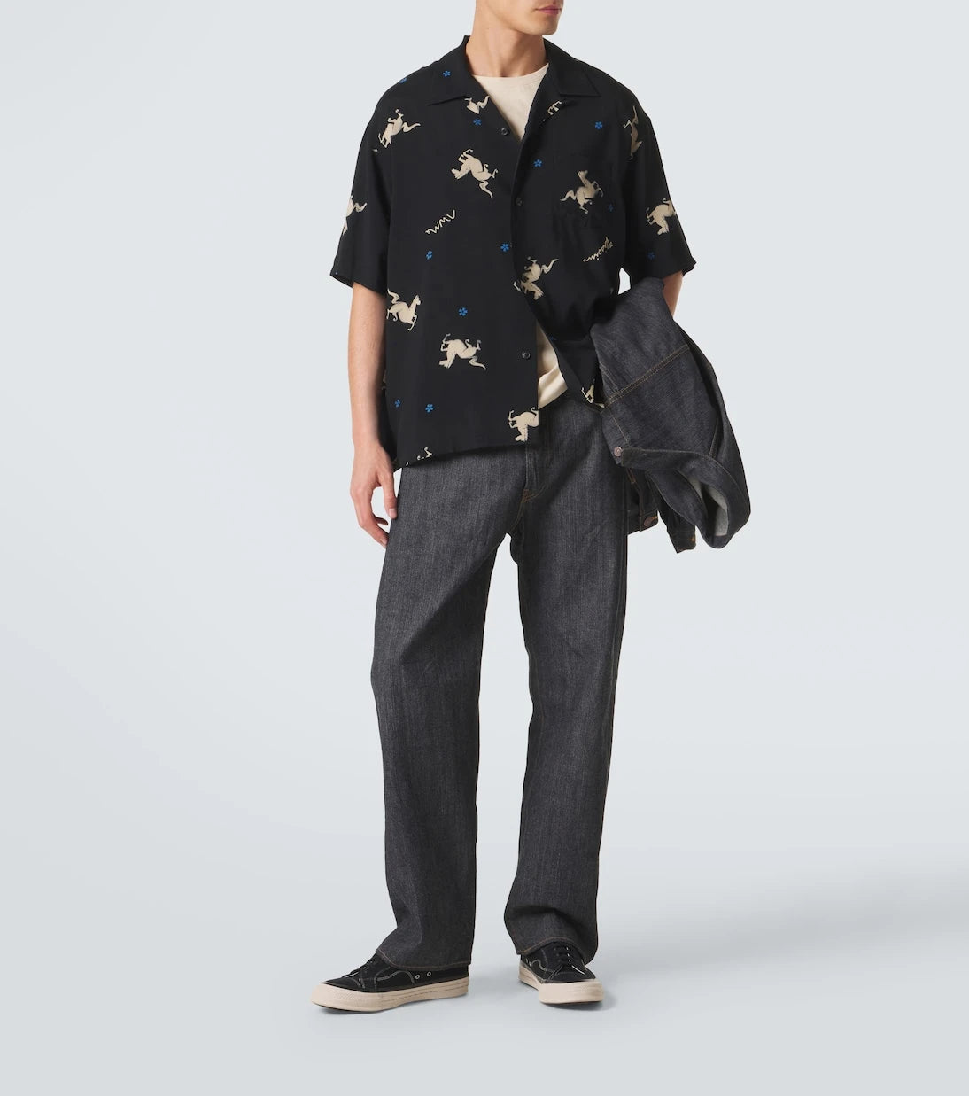 Visvim - قميص بولينج مطبوع كروسبي