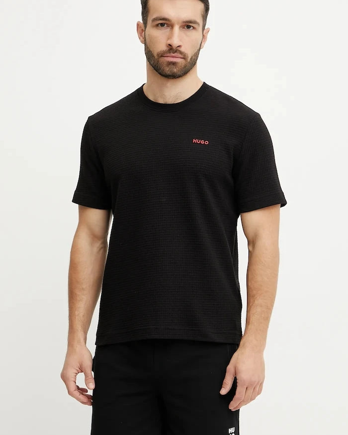 HUGO erkek pamuklu ev tişörtü Austin T-Shirt