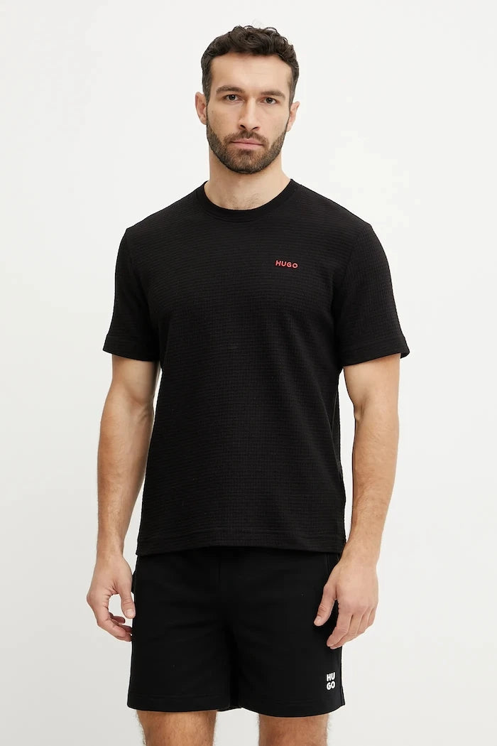 HUGO erkek pamuklu ev tişörtü Austin T-Shirt