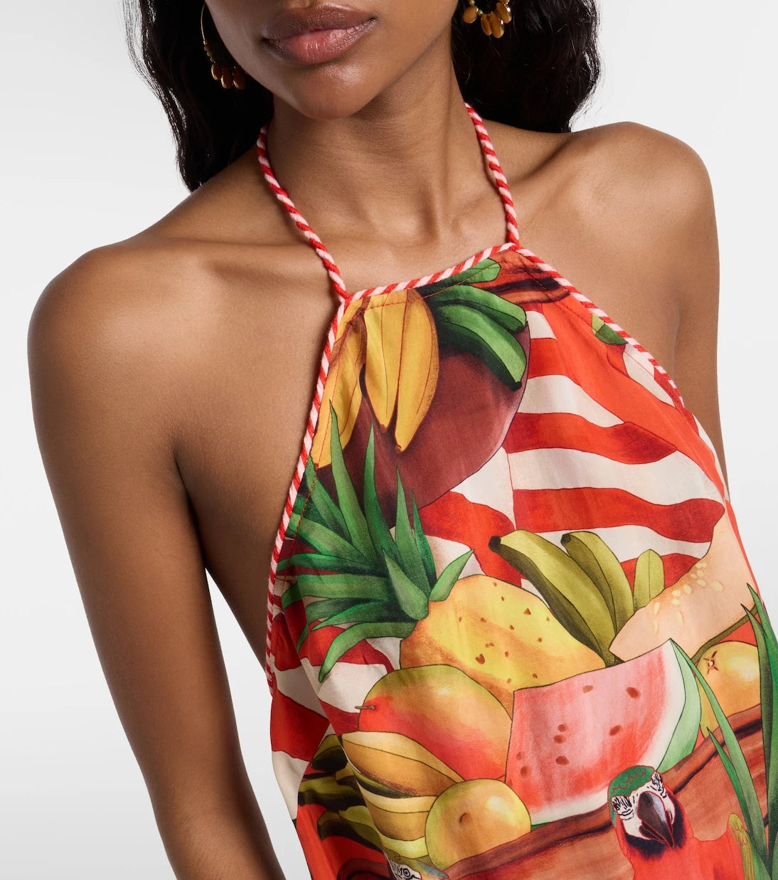 Farm Rio - Fruit Garden halterneck minidress