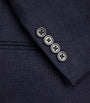 Navy Linen Tuxedo Jacket