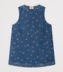 Blue Denim Cherry Print Jette Dress (4-8 Years)