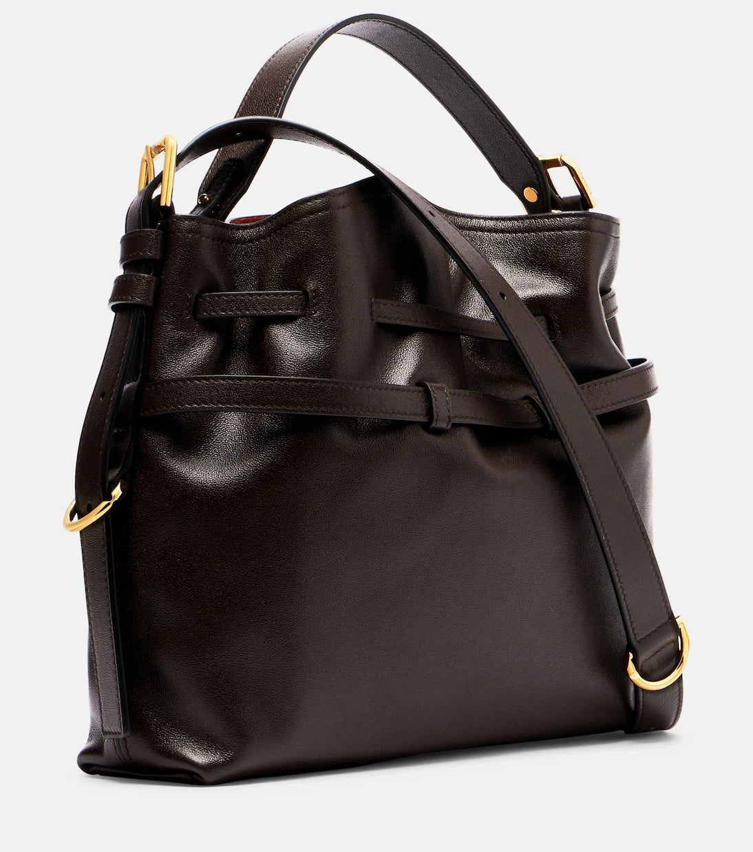 Givenchy - Voyou Bucket Small leather shoulder bag