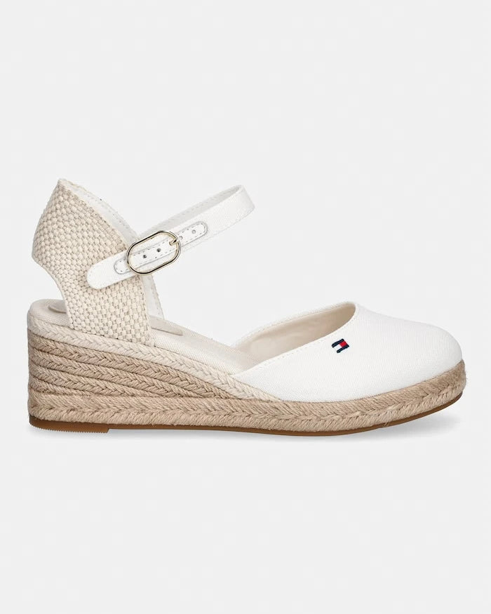 Tommy Hilfiger Kadın Espadril MID WEDGE ESPAD CLOSED TOE
