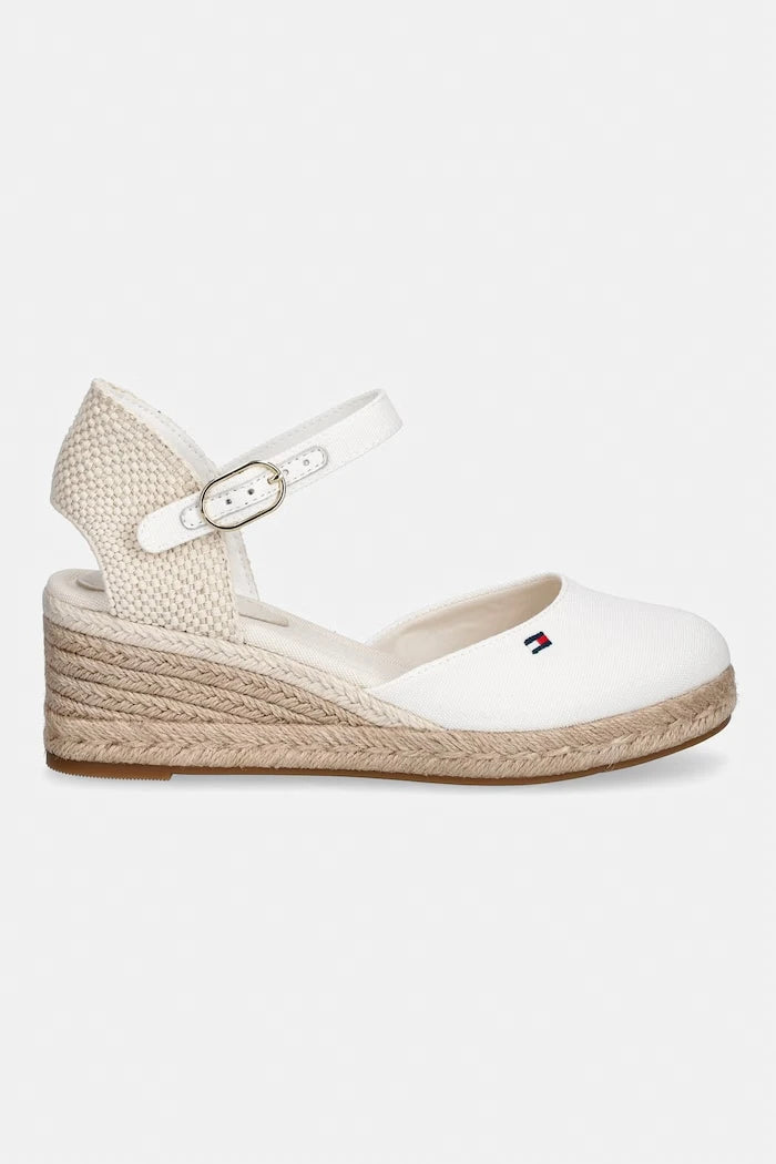 Tommy Hilfiger Kadın Espadril MID WEDGE ESPAD CLOSED TOE