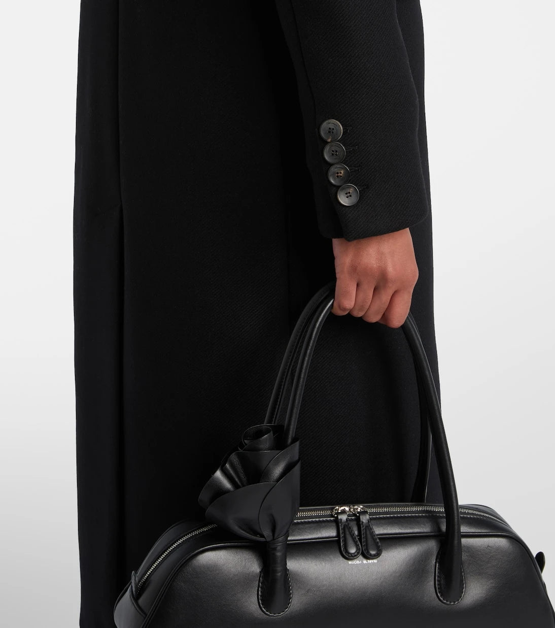 Blumarine - Embellished double-breasted wool-blend coat