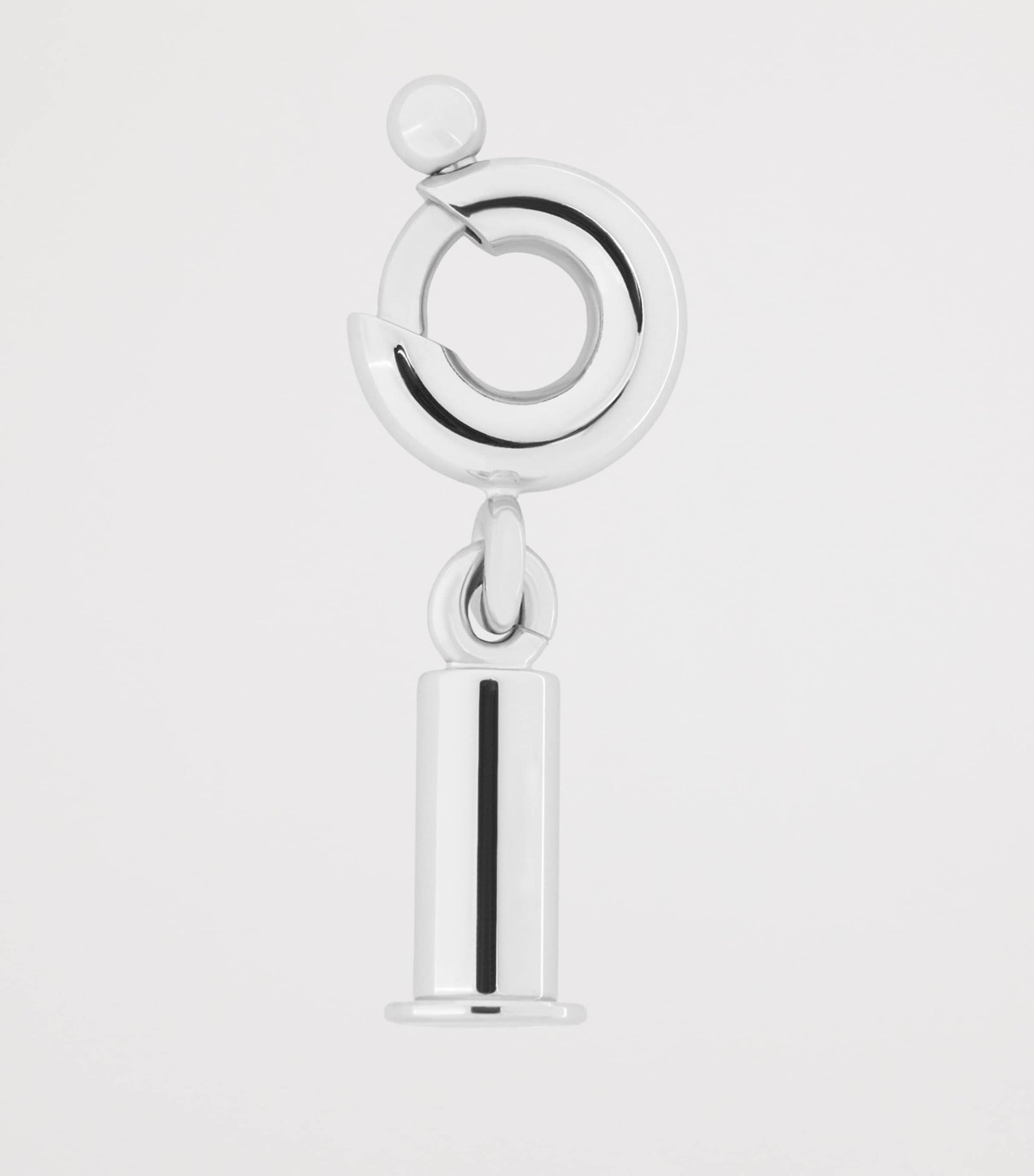 Silver Brass Personalisation Bar Bag Charm