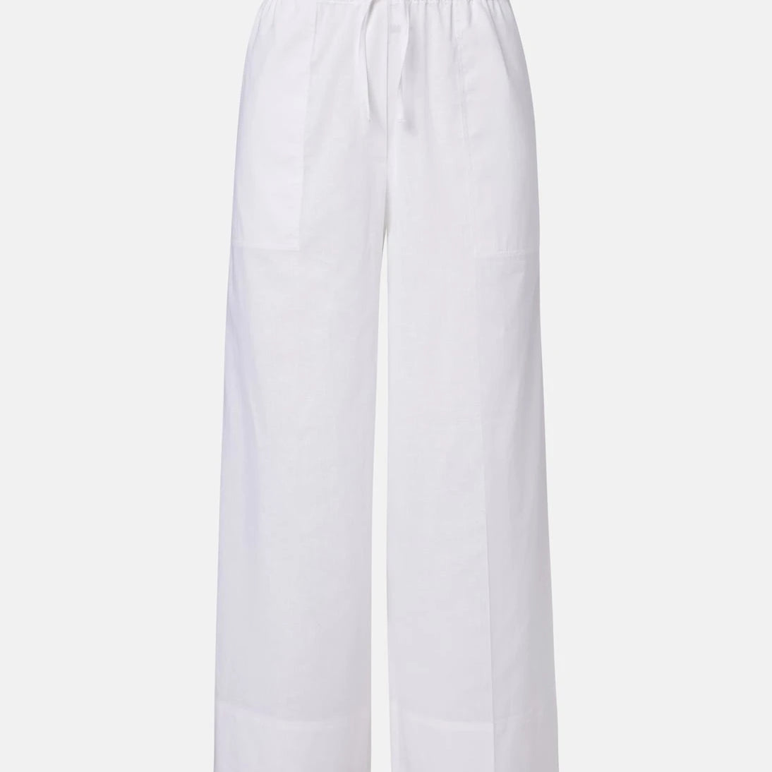 Toteme - Cotton and linen wide-leg pants