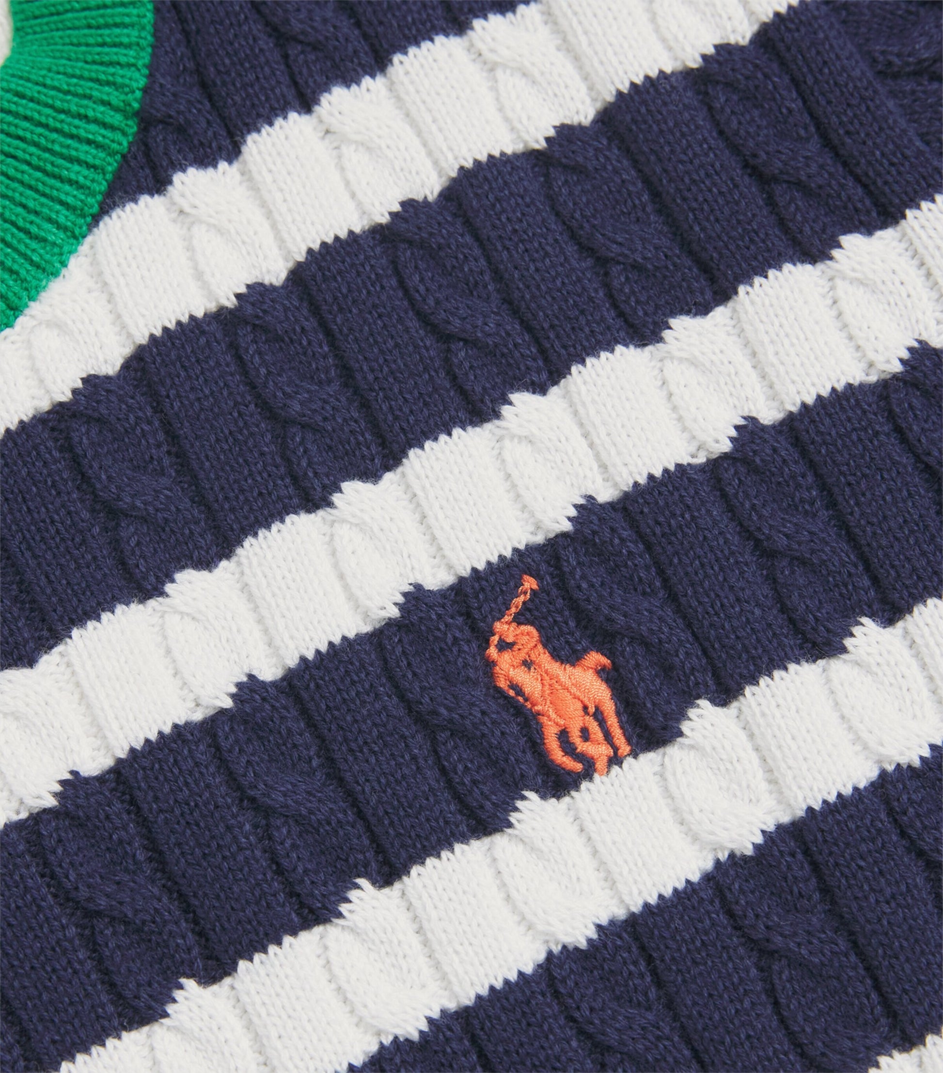 Ralph Lauren Kids Cable-Knit Stripe Top and Skirt Set (7-14 Years)