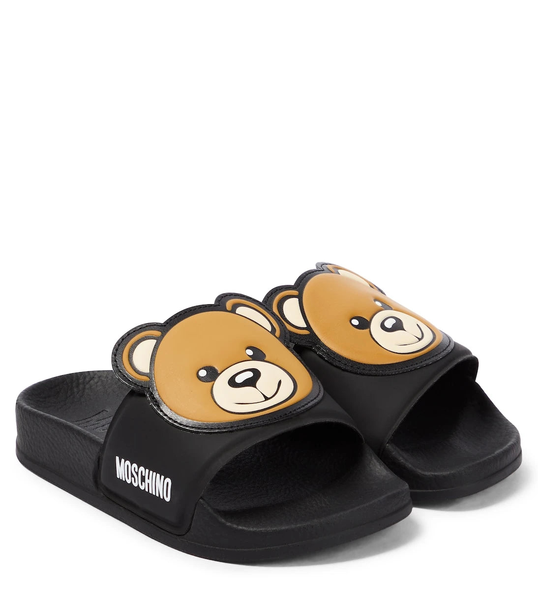 Moschino Kids - Logo rubber slides