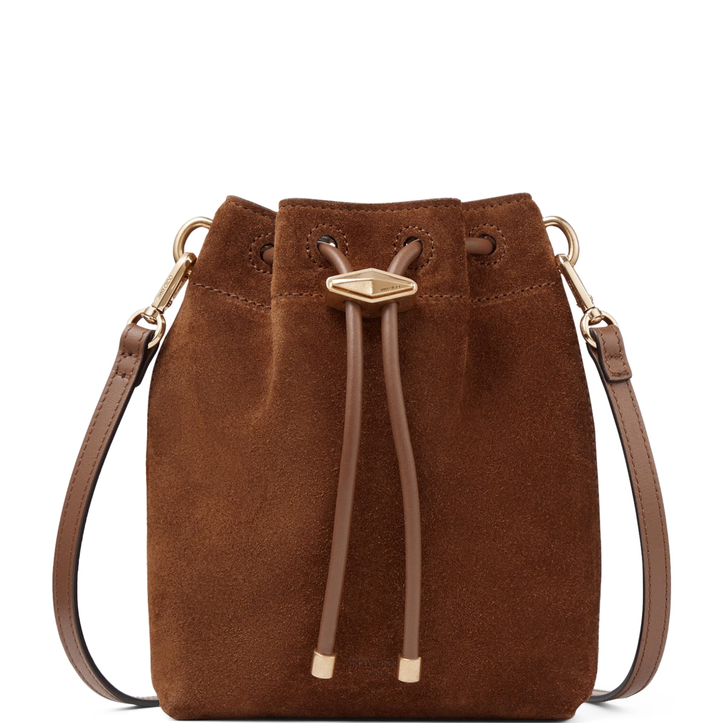 Multi Mini Suede Cinch Bucket Bag