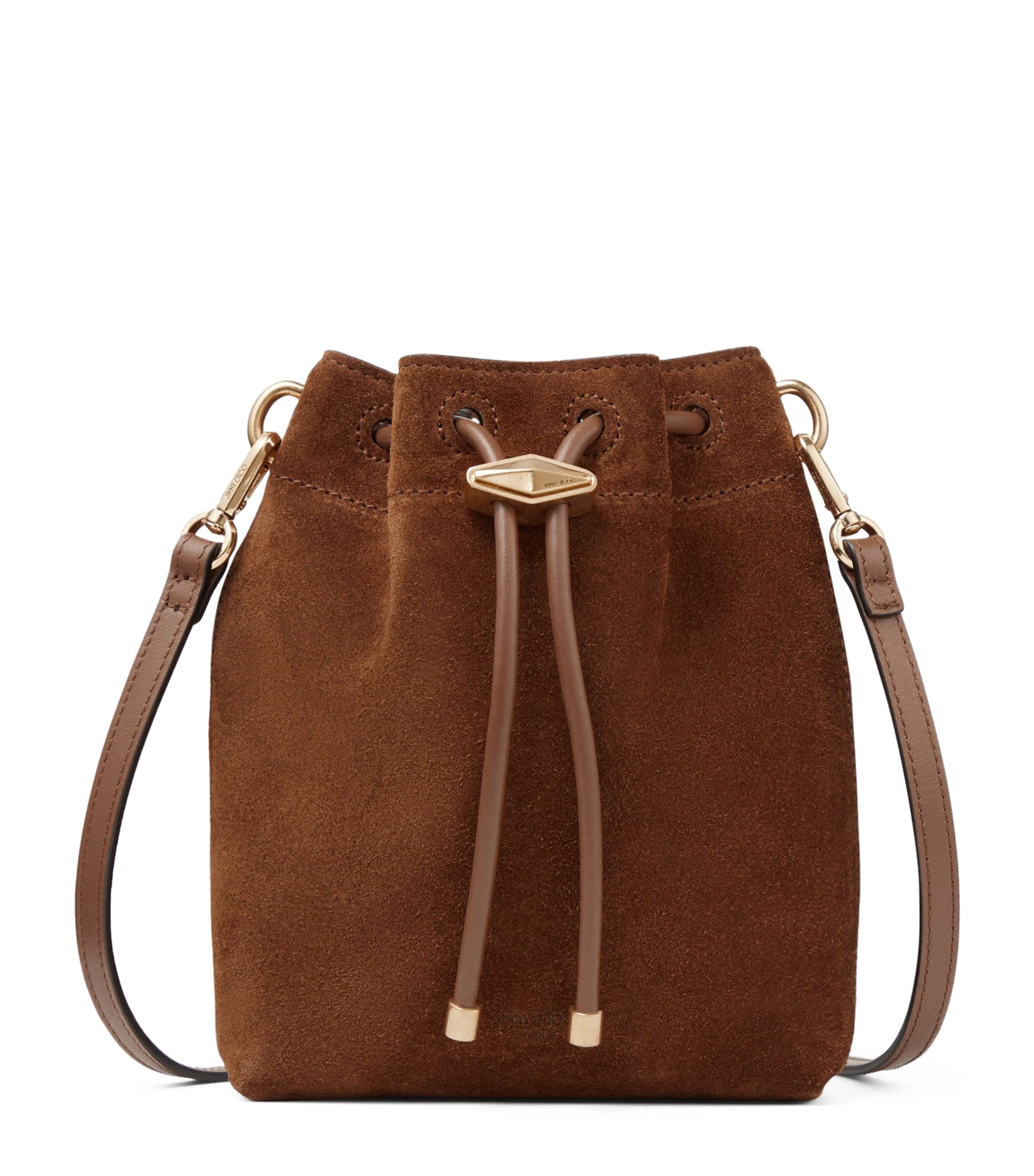 Multi Mini Suede Cinch Bucket Bag