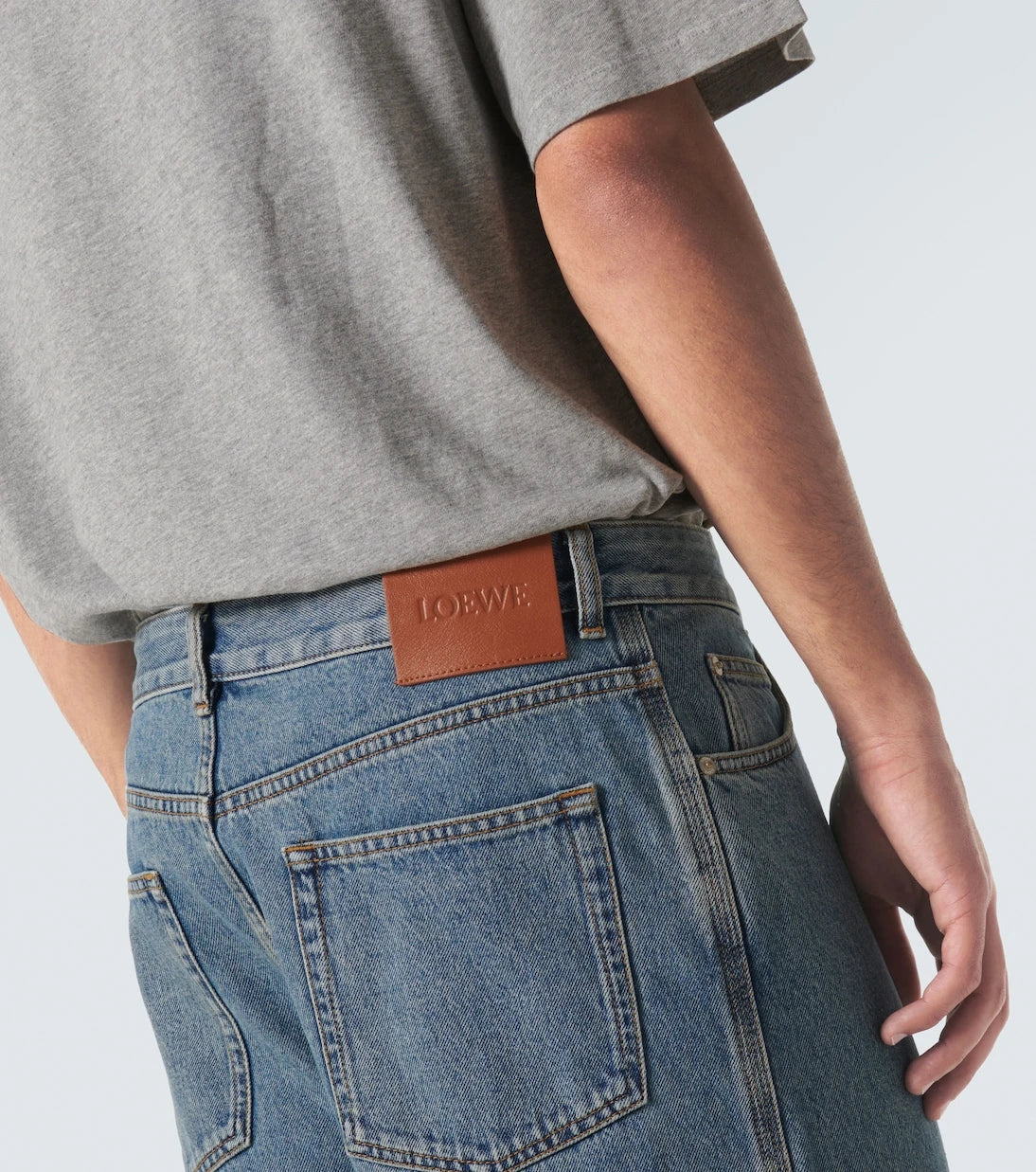 Loewe - Anagram wide-leg jeans