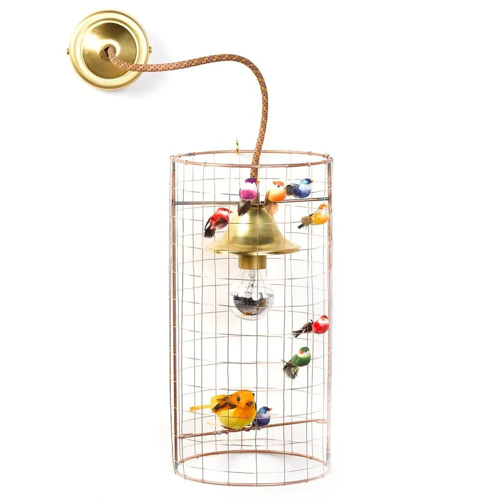 Mathieu Challières - Birdcage Wall Lamp