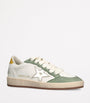 Green Leather Ballstar Sneakers